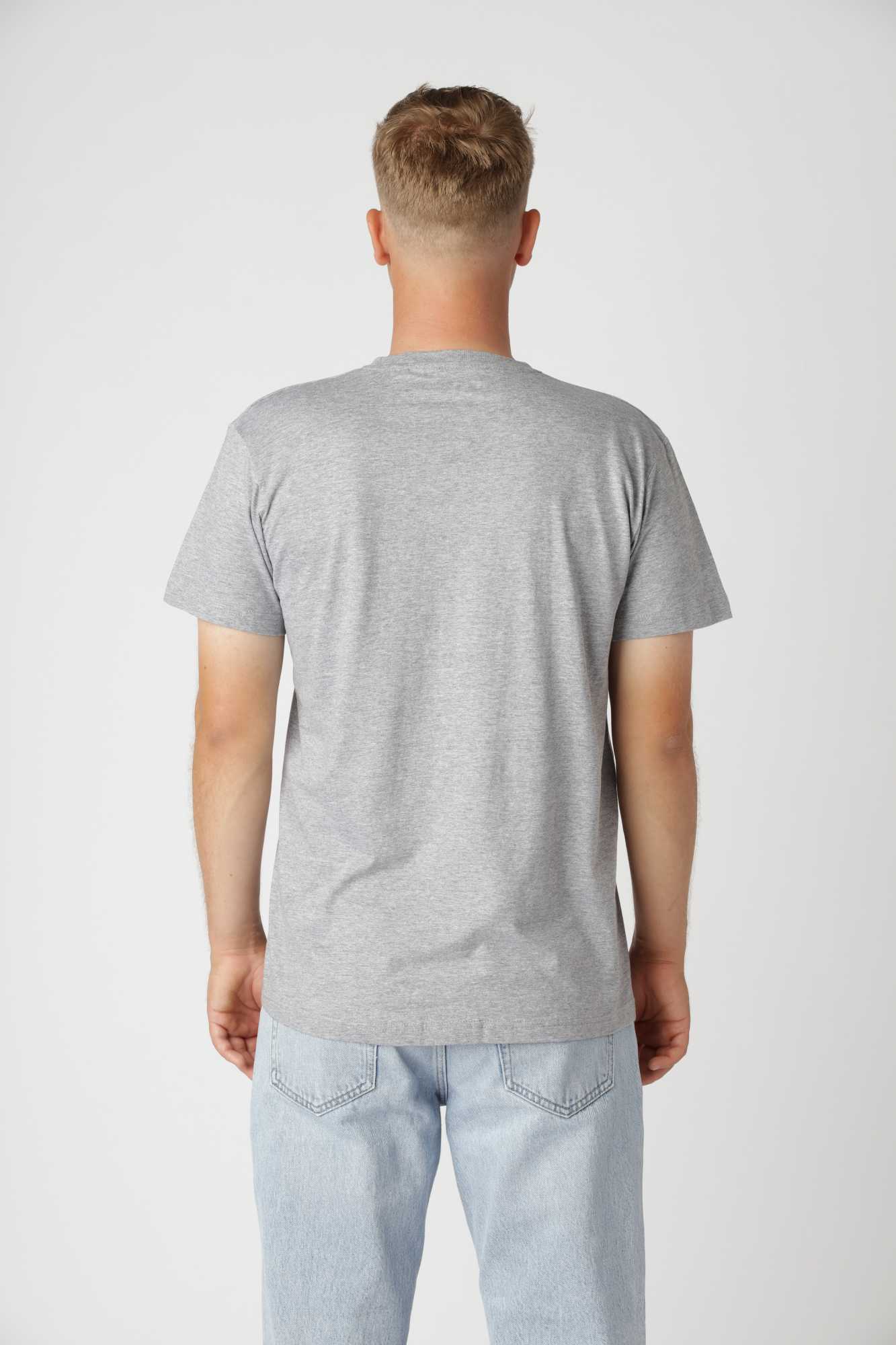Stilren Oxford Grey basic t-shirt, nem at style til både hverdag og afslappede weekender