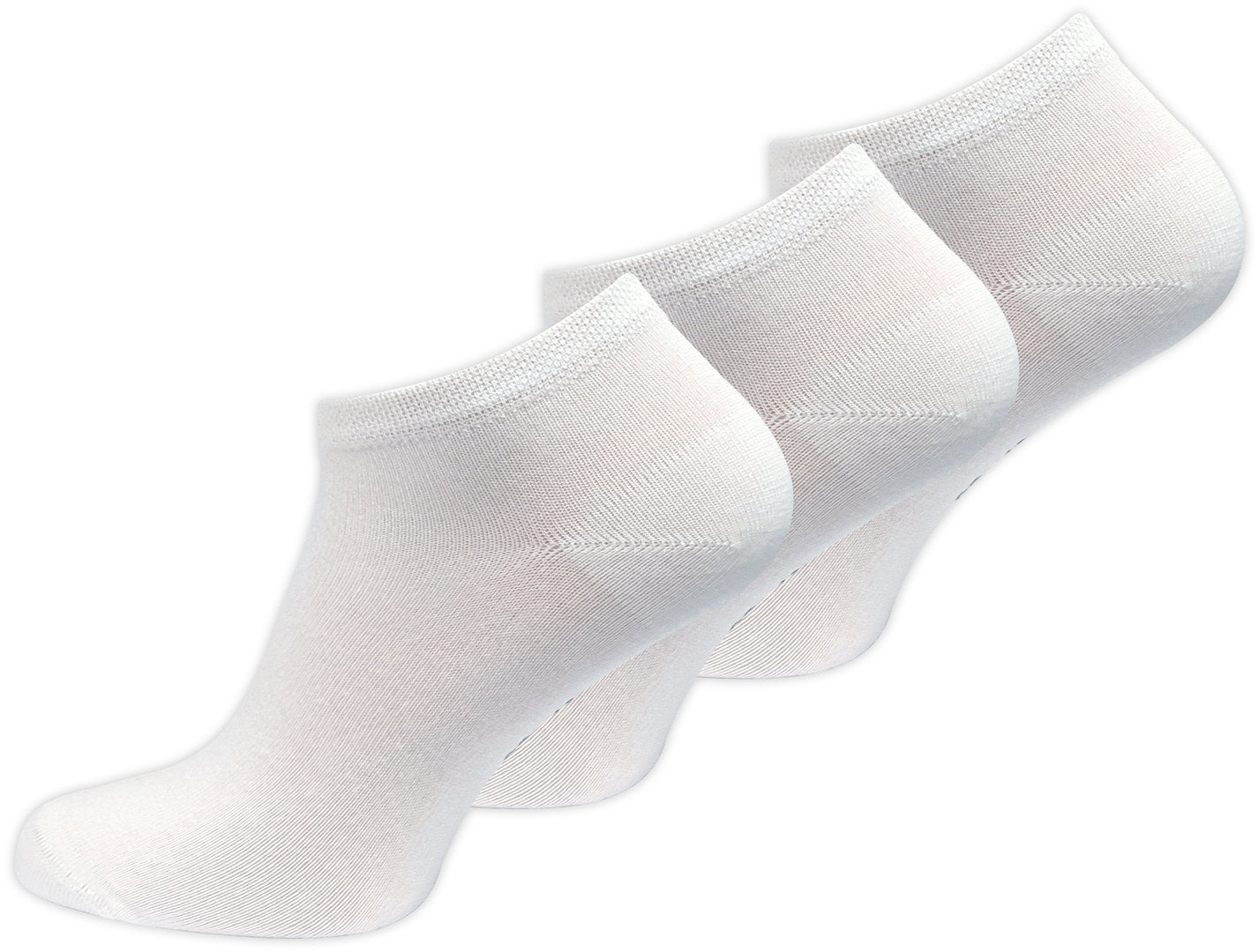 Hvide bambus ankelstrømper med blød bambus-viskose og komfort hele dagen.