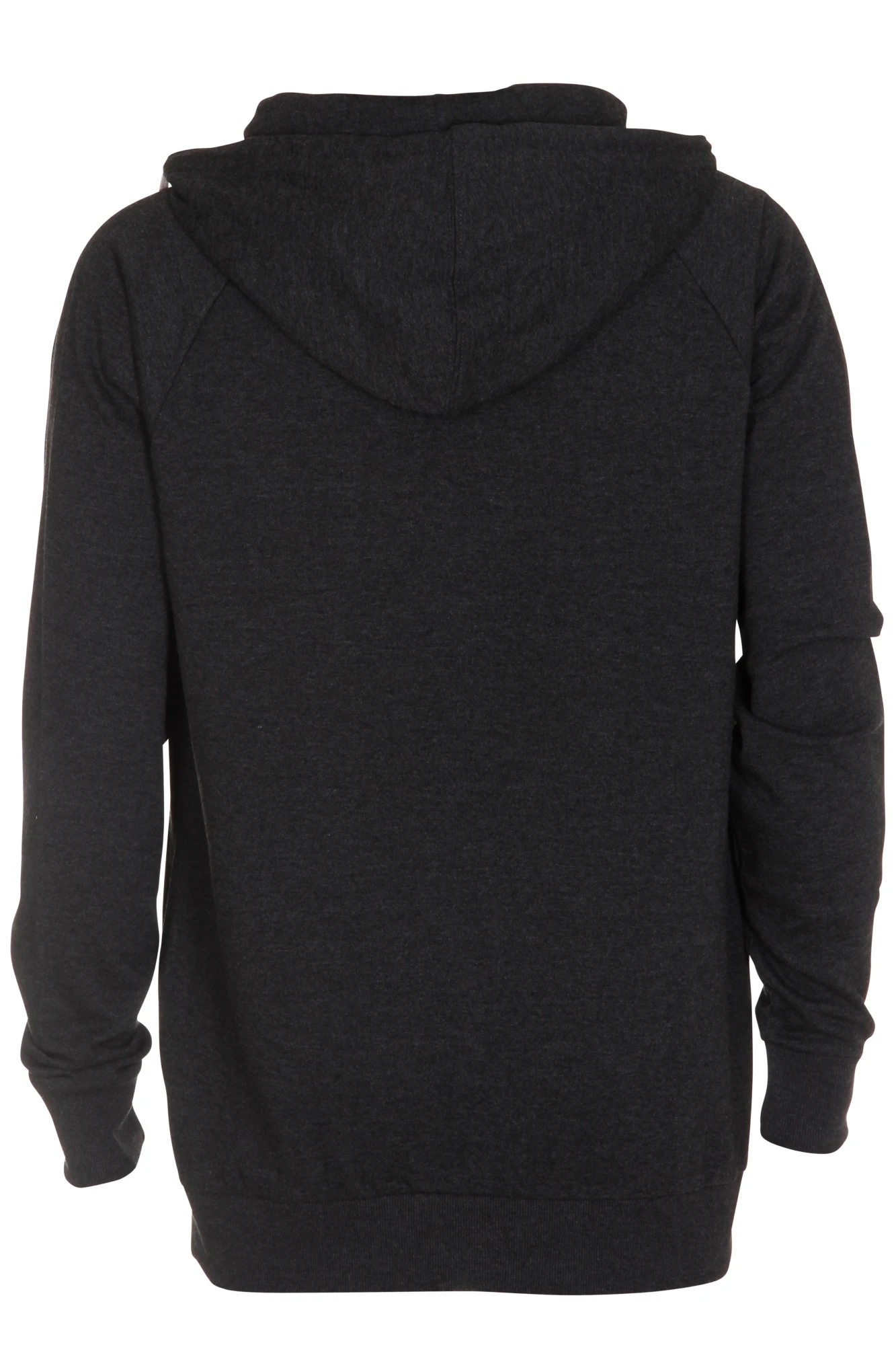 Basic zip-up hoodie i farven Antracit med dobbeltlags hætte for ekstra varme og struktur.