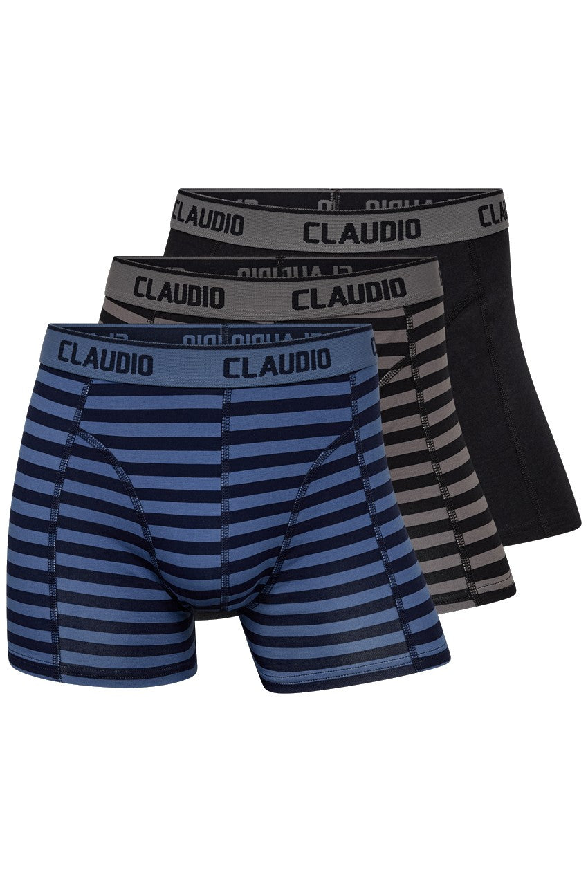 Bambus underbukser tights, 3-pak, Claudio, Flerfarvet