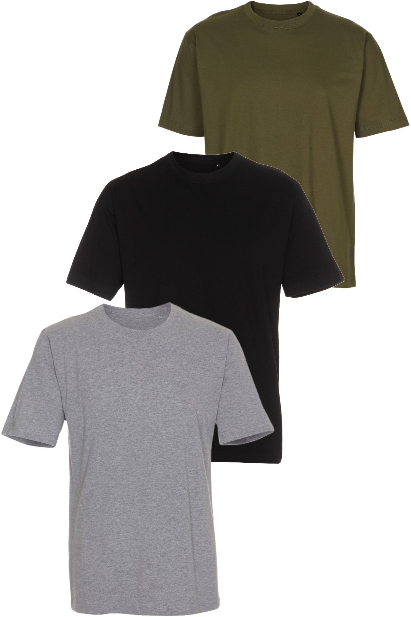 Basic T-shirt, 3 stk