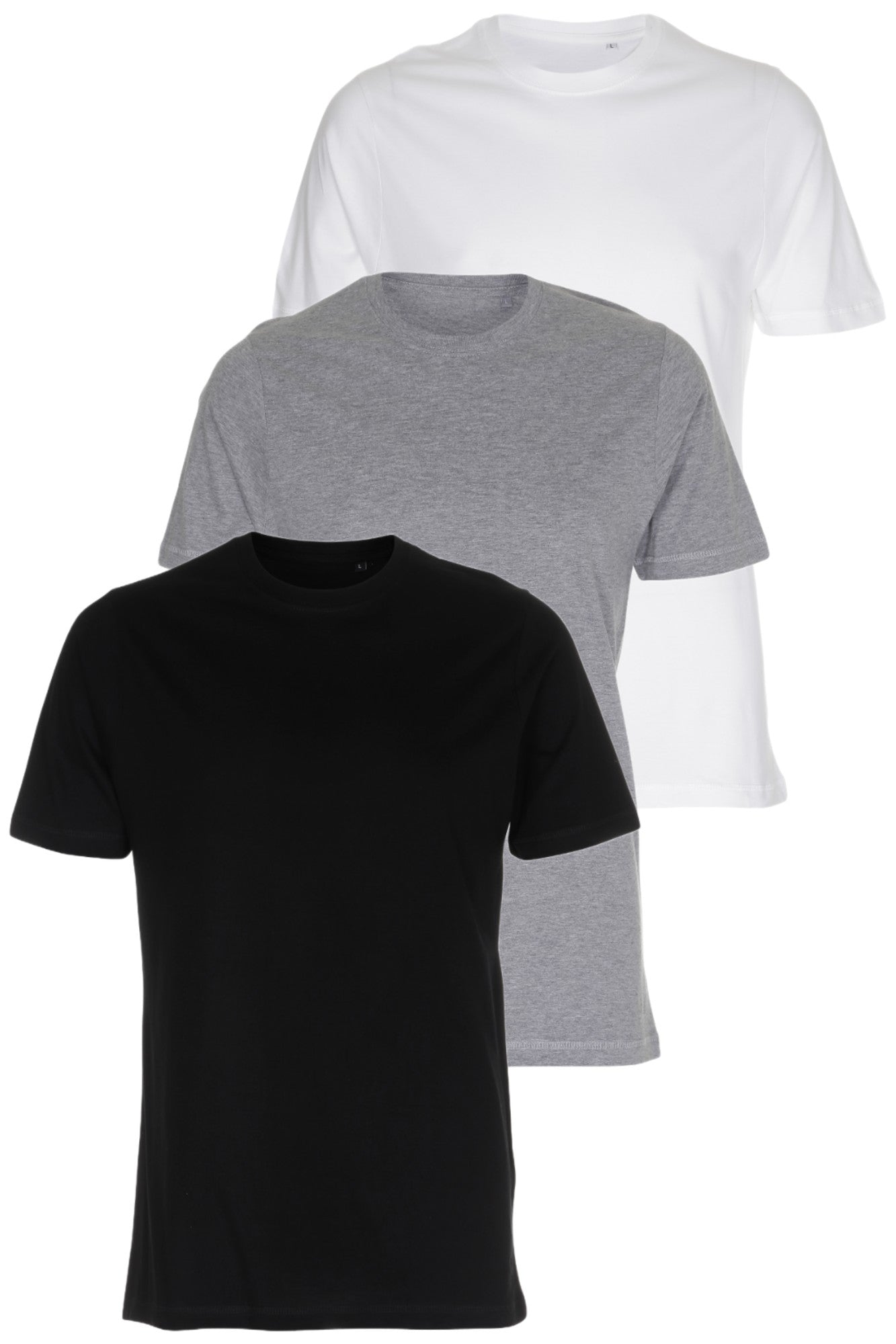 Classic Fitted T-shirt, 3 stk.