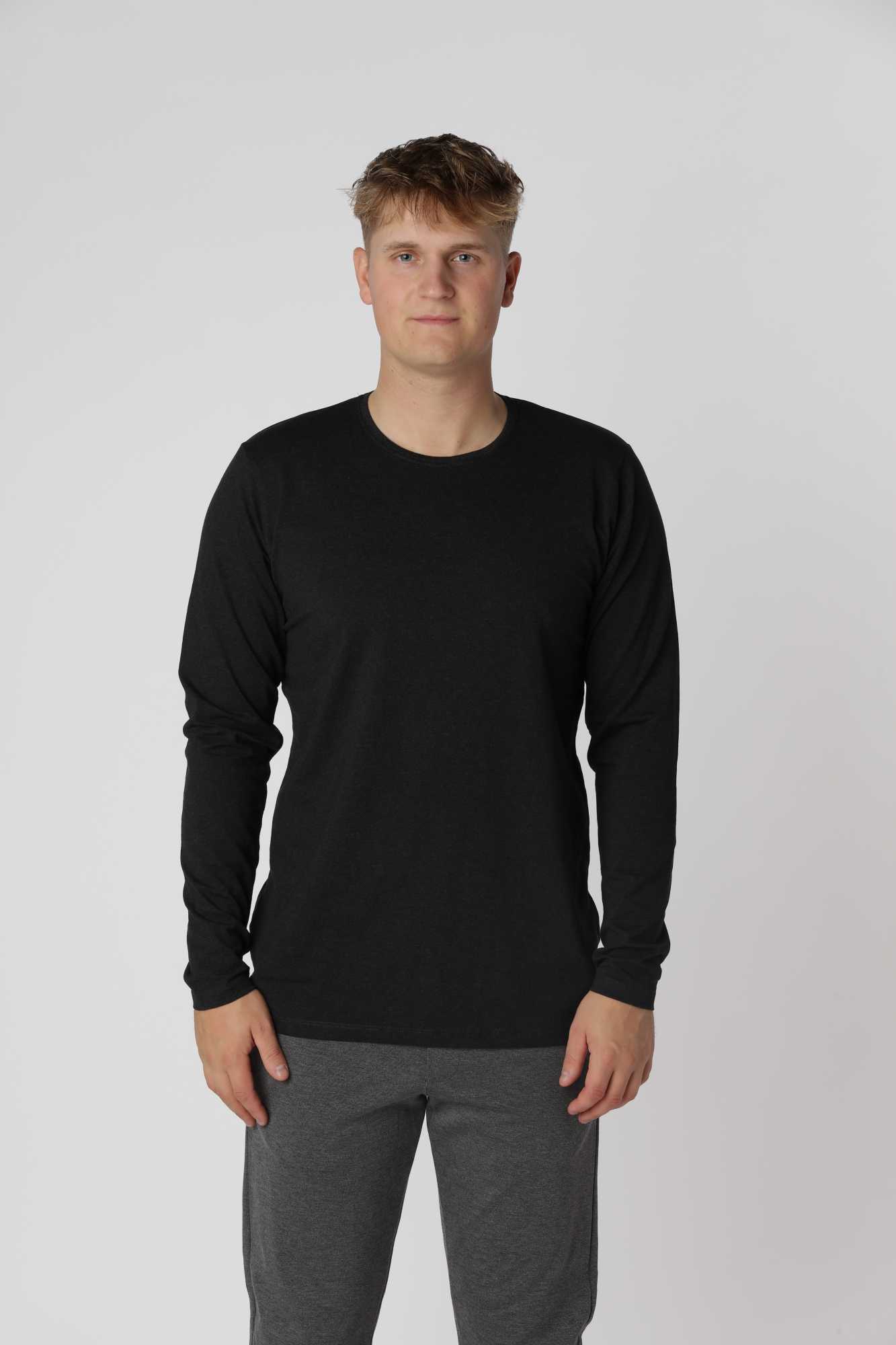 Shape Langærmet T-shirt, 3 stk.