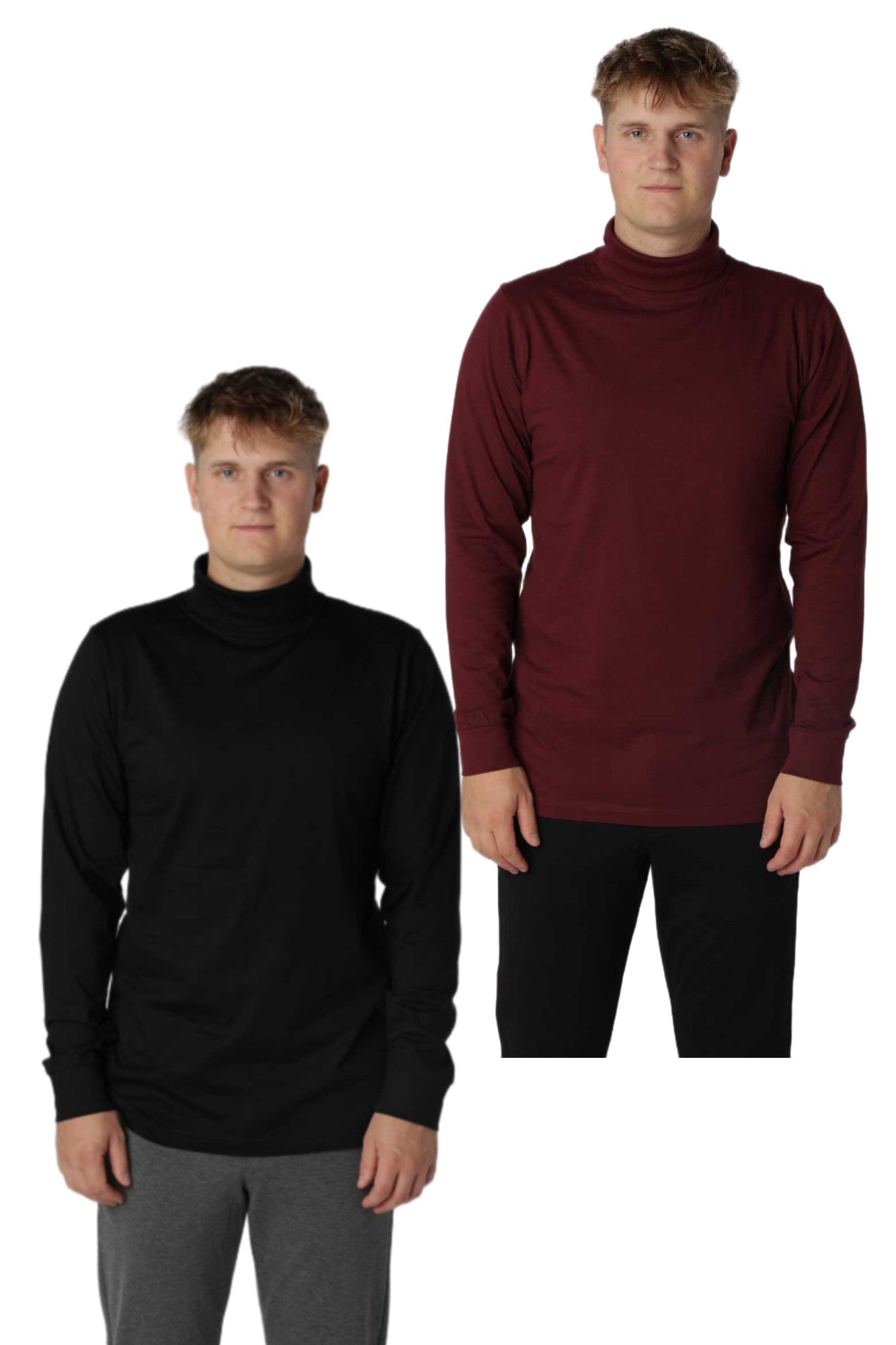 Turtleneck T-shirt Classic, 2 stk.